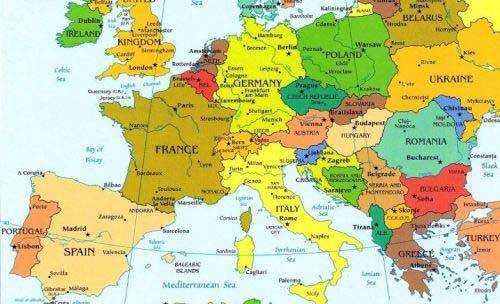 Distancia entre capitales de Europa